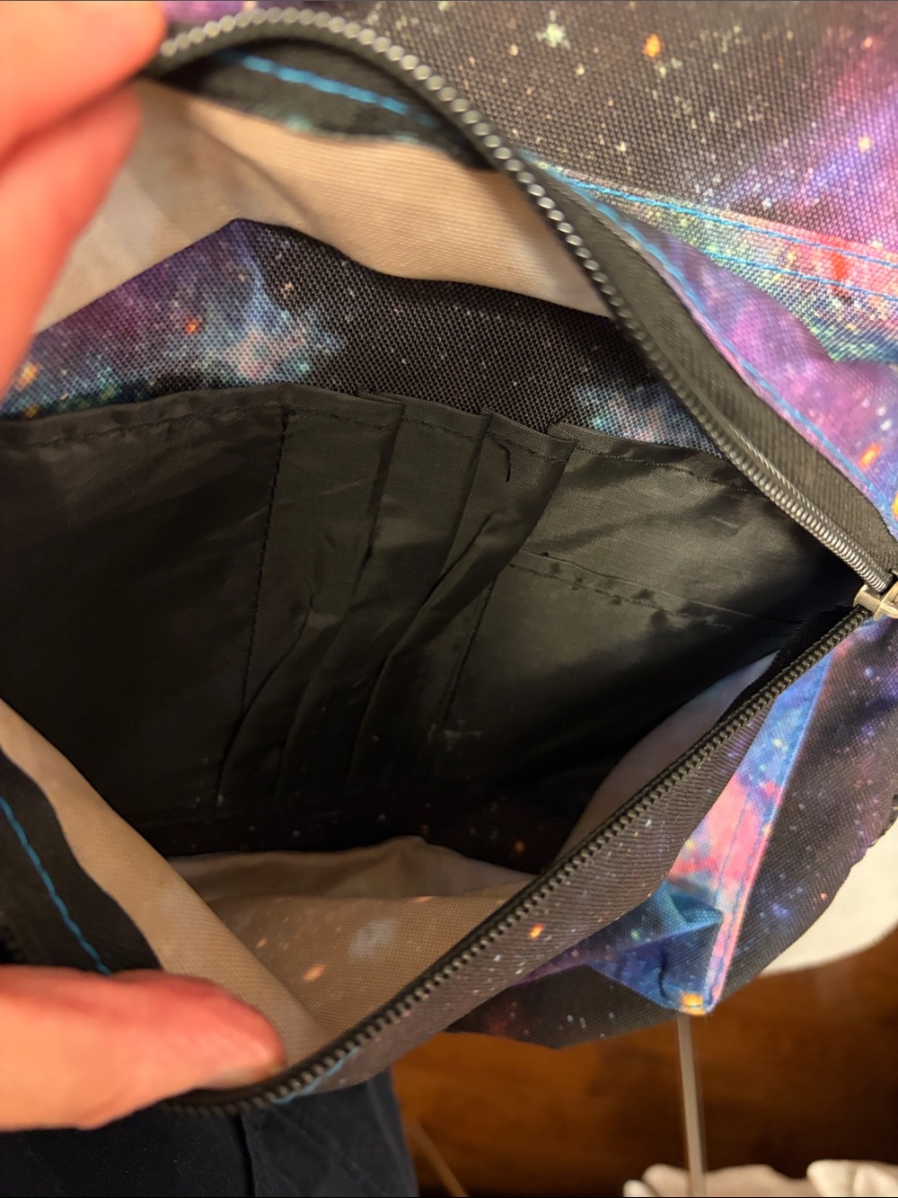Galaxy Print Backpack - Multicolor - Picture 3 of 7
